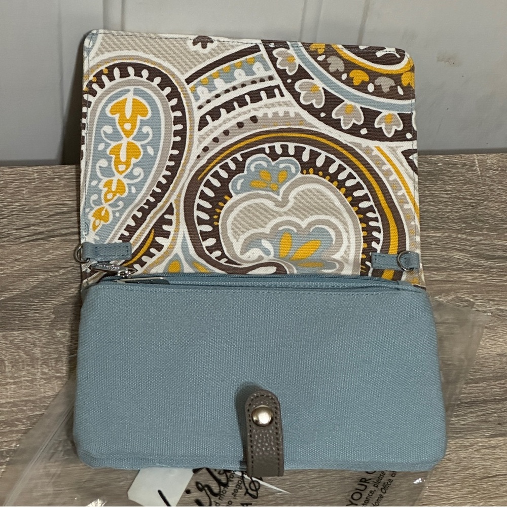 Thirty-One Double Up Crossbody Bag Parisian‎ Garden Paisley